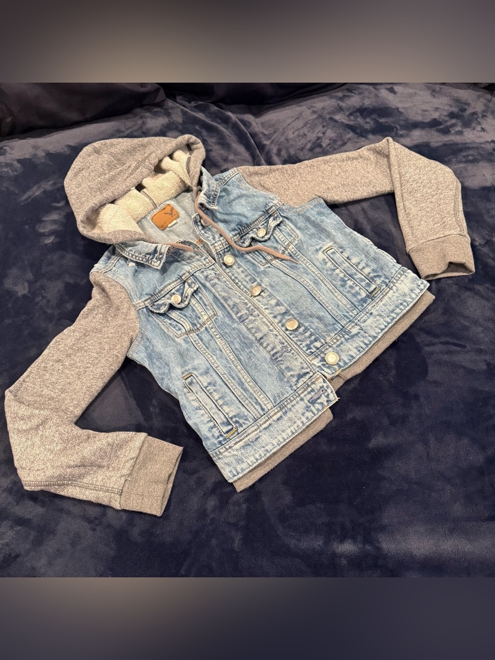 American Eagle Denim Jacket hoodie